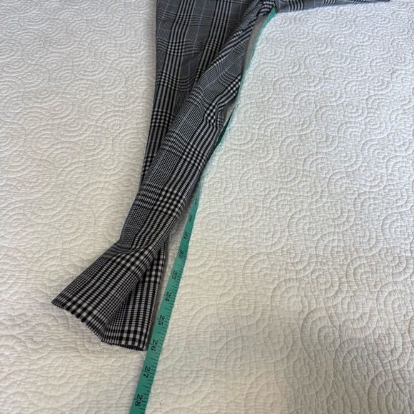 Zara Blue Plaid Trousers - Picture 9 of 11